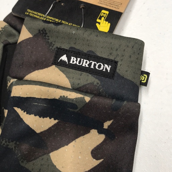 🆕 BURTON Men’s Camo All Season Liner Gloves - Picture 4 of 4